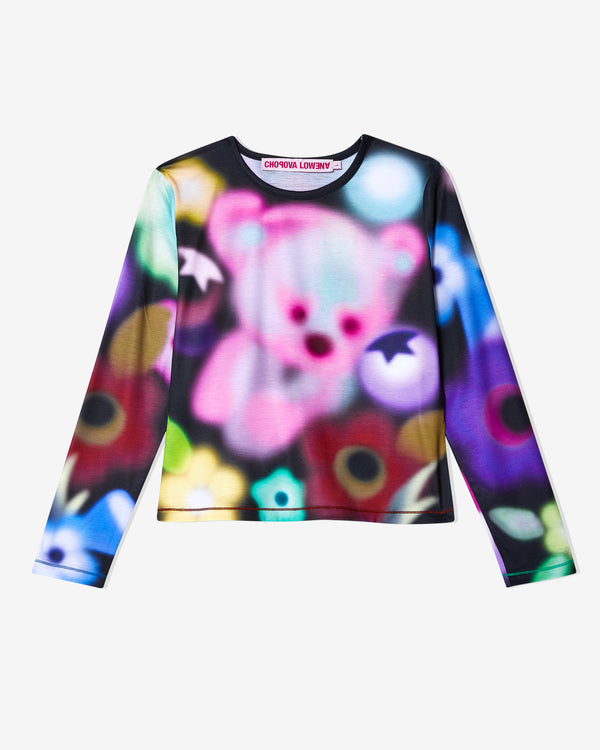 Chopova Lowena - Women
s Airbrush Bear Fitted Jersey Top - (Multi)