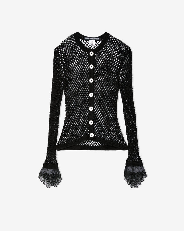 Chopova Lowena - Women
s Net Cardigan - (Black)