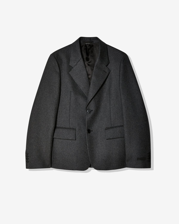 Prada - Men
s Single-Breasted Wool Jacket - (Slate Gray)