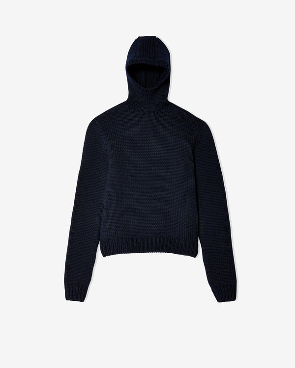 Prada - Men
s Knit Hoodie - (Navy)