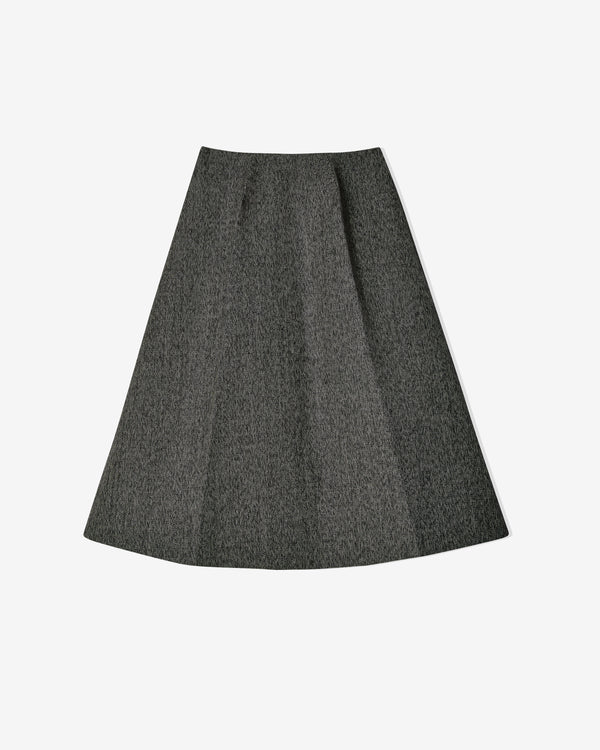 Prada - Women
s Mouliné Midi Skirt - (Black)