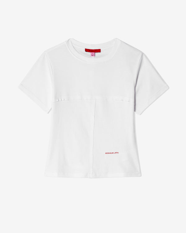 Eckhaus Latta - Women
s Lapped Baby Tee - (White)