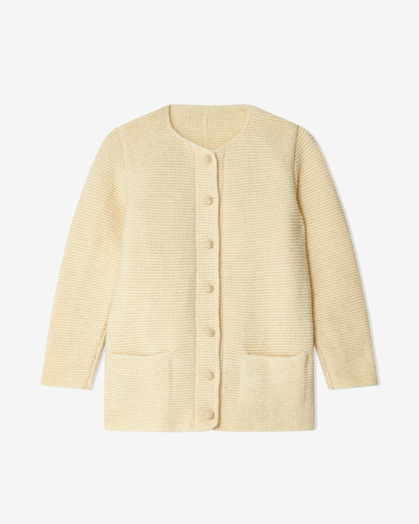 Daniela Gregis - Women
s Hand-Knitted Jacket - (Cream)