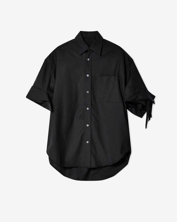 Marina Yee - Women
s Oversized Fold Sleeve Shirt - (Black)