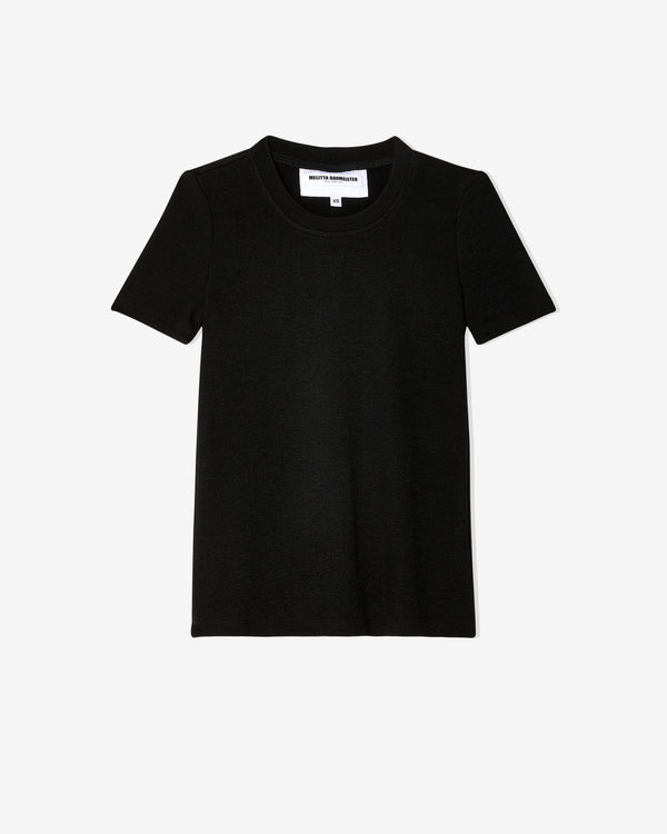 Melitta Baumeister - Women
s Pierced Baby Tee - (Black)