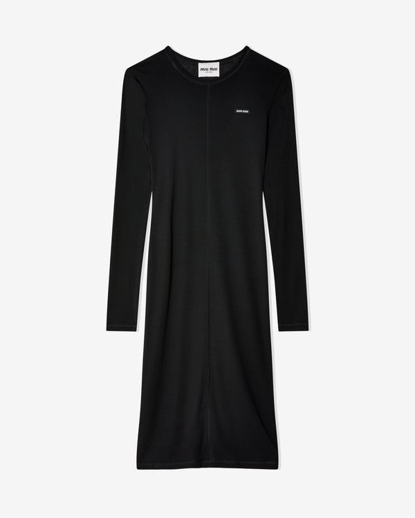 Miu Miu - Women
s Logo Dress - (Black)