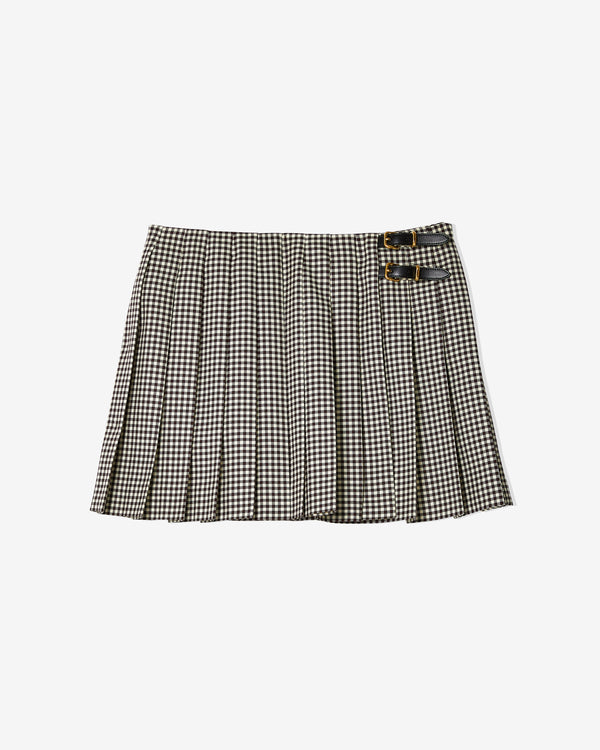 Miu Miu - Women
s Mini Skirt - (Grey)