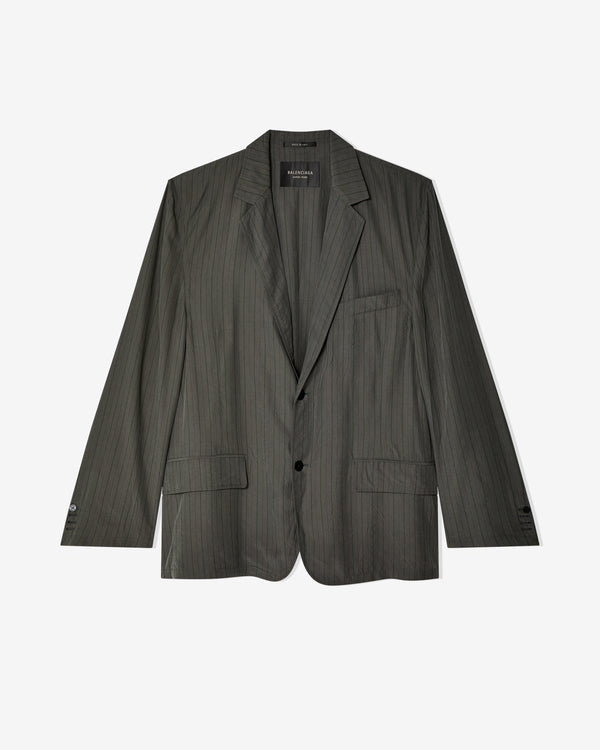 Balenciaga - Men
s Tailored Jacket - (Grey/Green)