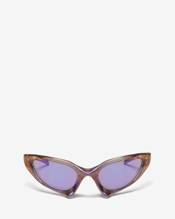 Balenciaga - Men
s Runner Cat Sunglasses - (Transparent Purple)