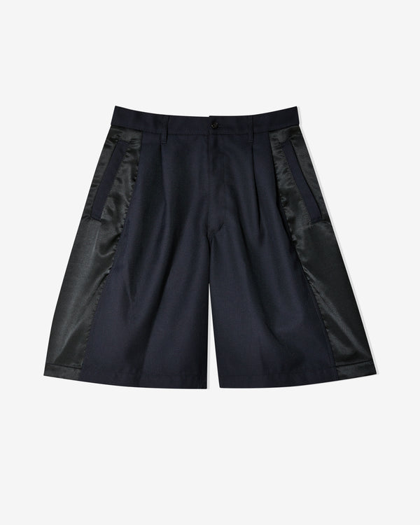 CDG Shirt - Men
s Panelled Shorts - (Navy)