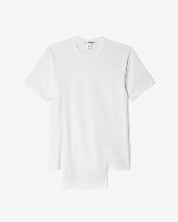 CDG Shirt - Men
s Knit T-Shirt - (White)