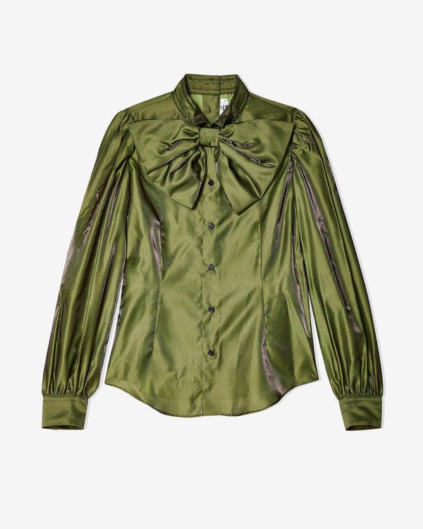 Noir Kei Ninomiya - Women
s Bow Blouse - (Khaki)