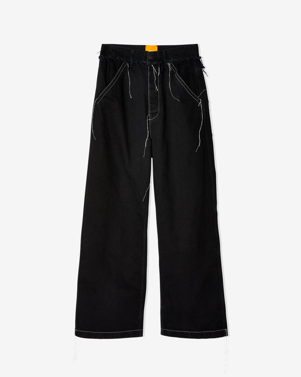 Airei - Men
s Contrast Stitch Denim Trousers - (Black)