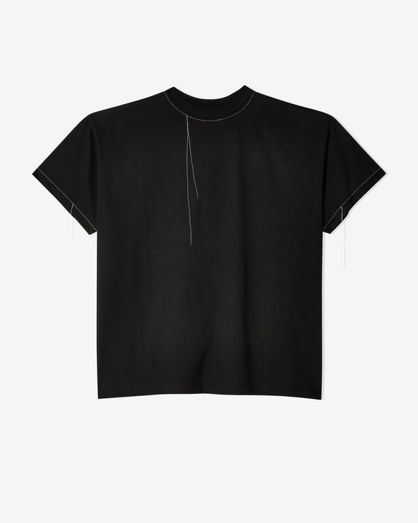 Airei - Men
s Contrast Stitch T-Shirt - (Black)