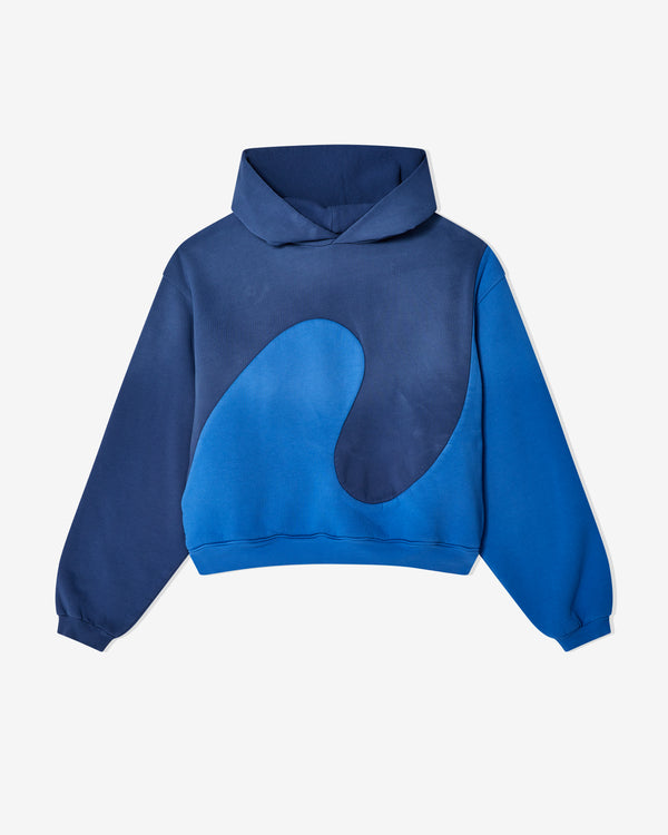 Erl - Men
s Classic Swirl Hoodie - (Blue)