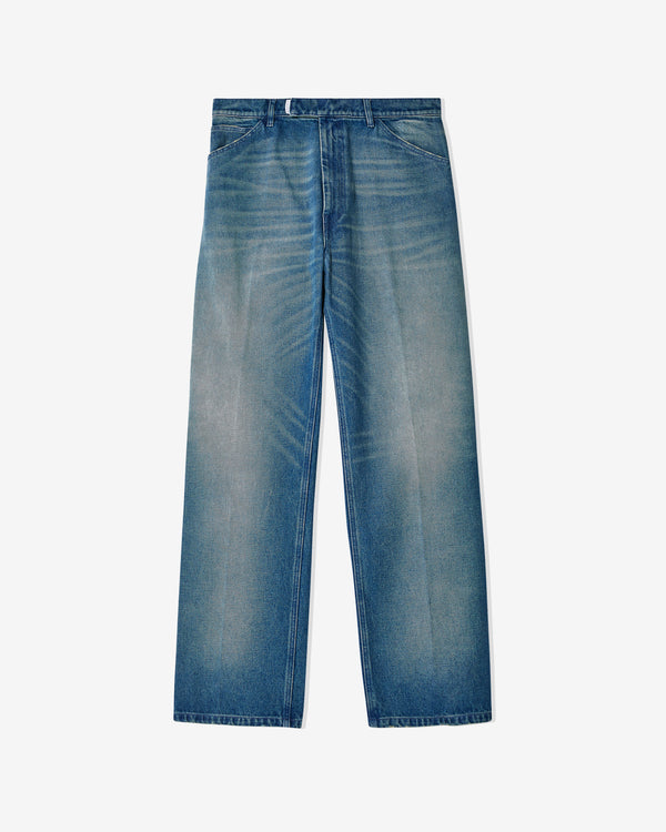 Random Identities - Men
s Washed Denim Pants - (Blue)