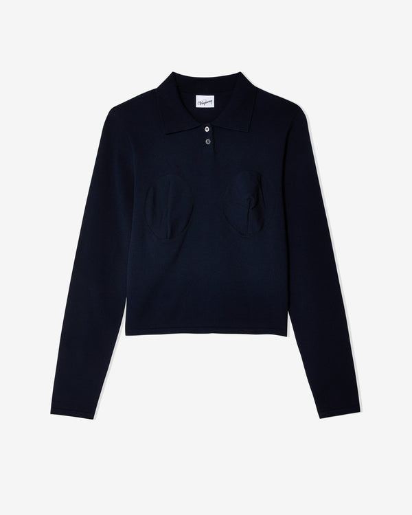 Vaquera - Women
s Fetish Knit Polo - (Navy)