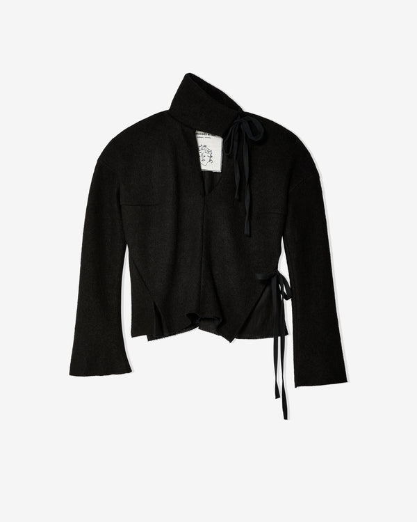 Independantes De Coeur - Women
s Kelly Heavy Boiled Wool Jacket - (Black)