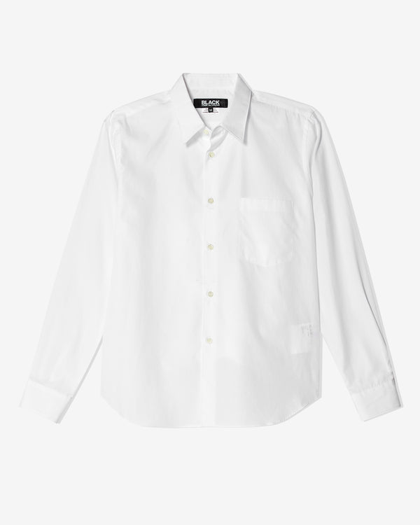 Black Comme des Garçons - Unisex Cotton Shirt - (White)