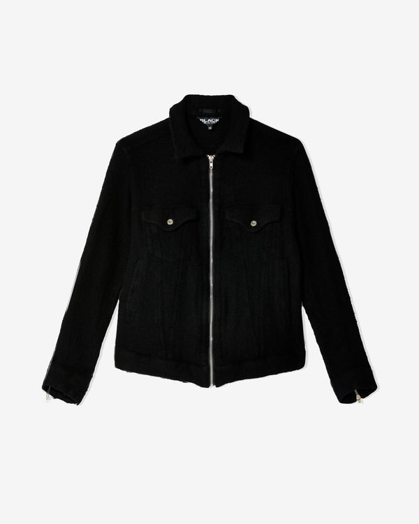 Black Comme des Garçons - Zip-Up Jacket - (Black)