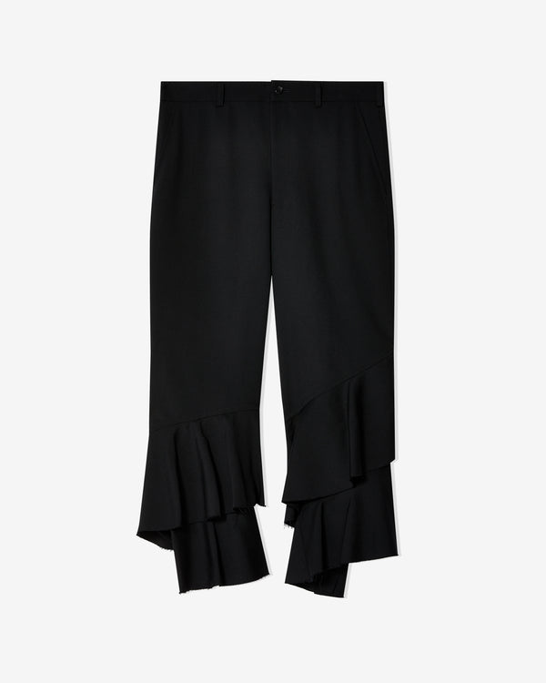 Black Comme des Garçons - Ruffled Pants - (Black)