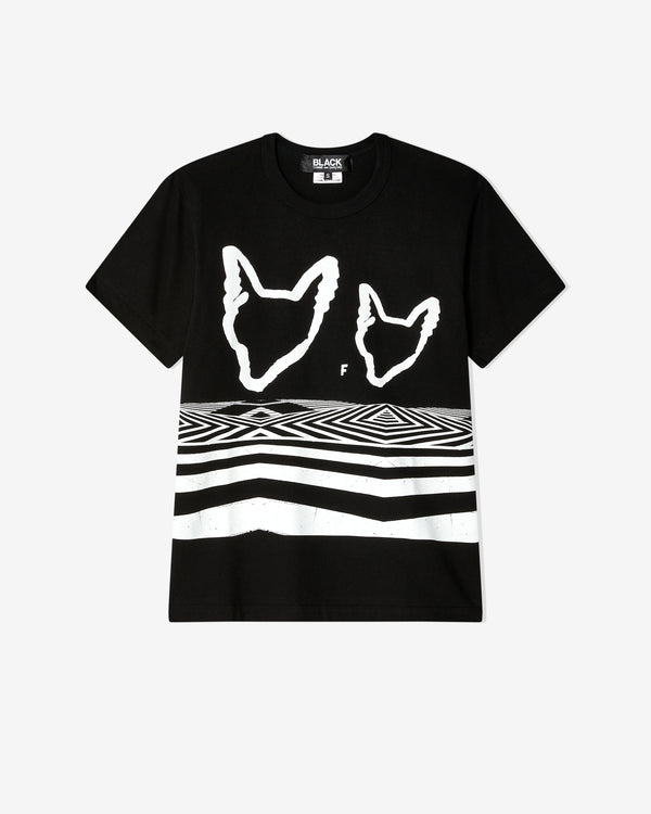 Black Comme des Garçons - Graphic T-Shirt - (Black)