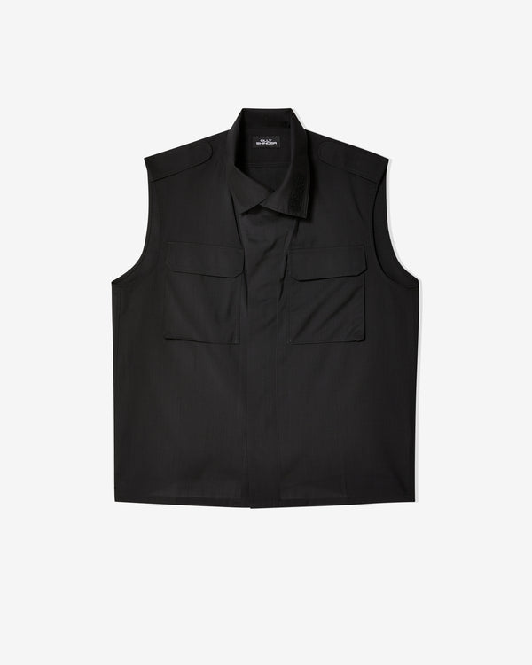 Olly Shinder - Sleeveless Wool Overshirt - (Black)