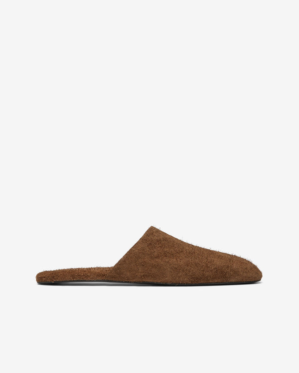 Miu Miu - Women
s Suede Slippers - (Sienna)