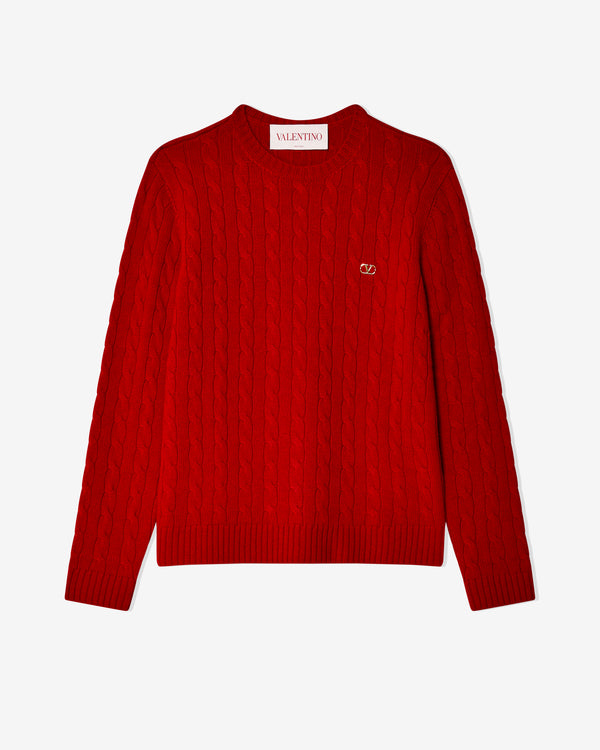 Valentino - Men
s VLogo Signature Sweater - (Red)