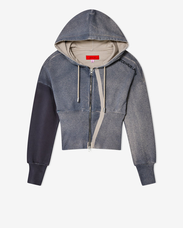 Eckhaus Latta - Women
s Snatched Hoodie - (Smog)