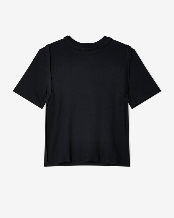 Eckhaus Latta - Men
s Flip Tee - (Asphalt)