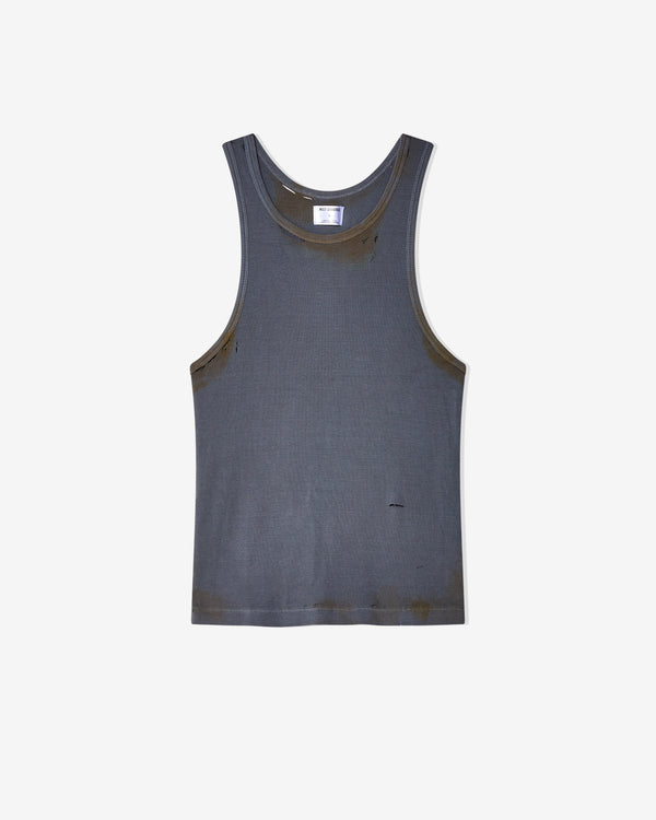 Willy Chavarria - Men
s Dirty Ribbed Tank Top - (Grey)