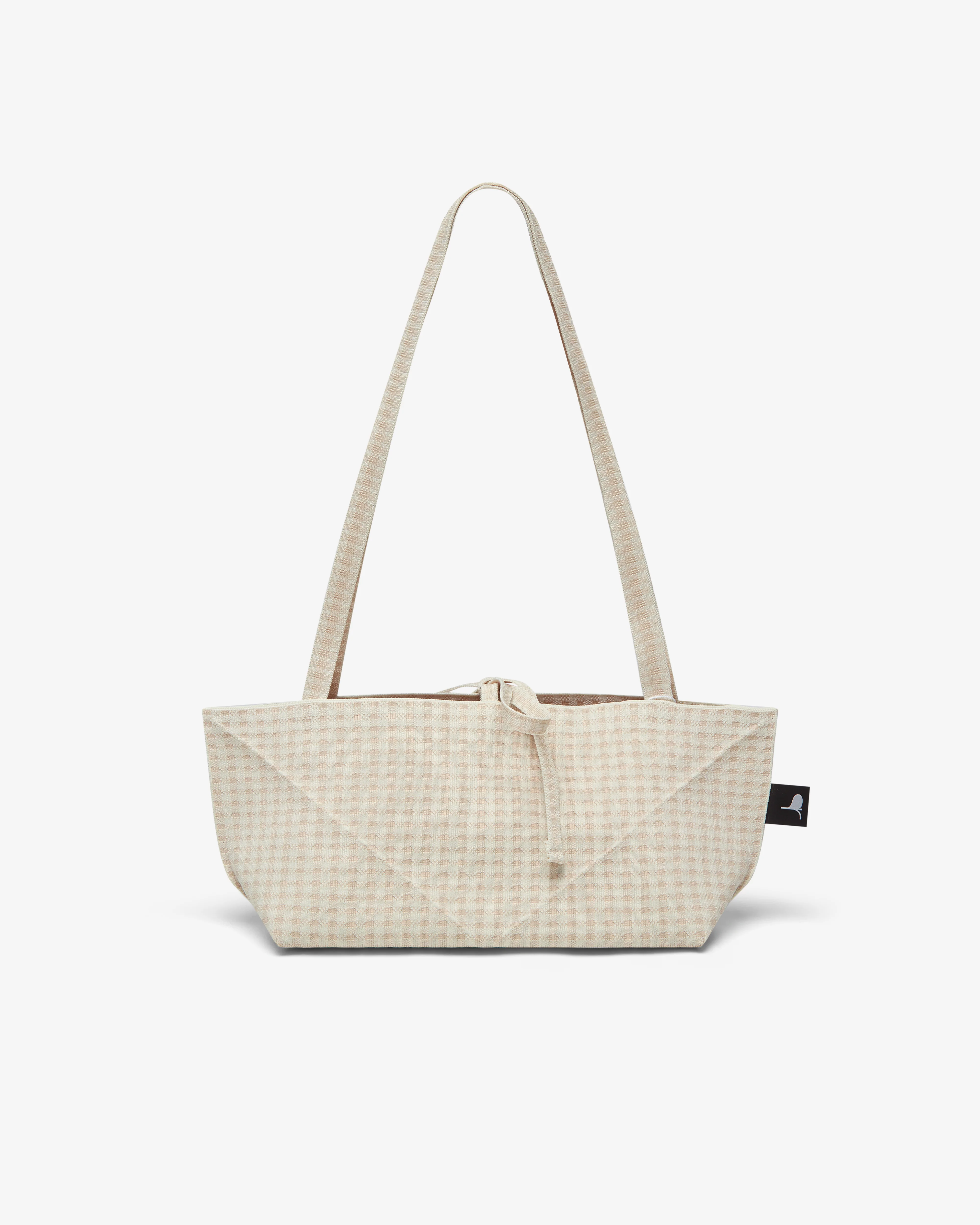 softromaine - Women's Square Origami Knit Rectangle Bag - (Petit Sand)