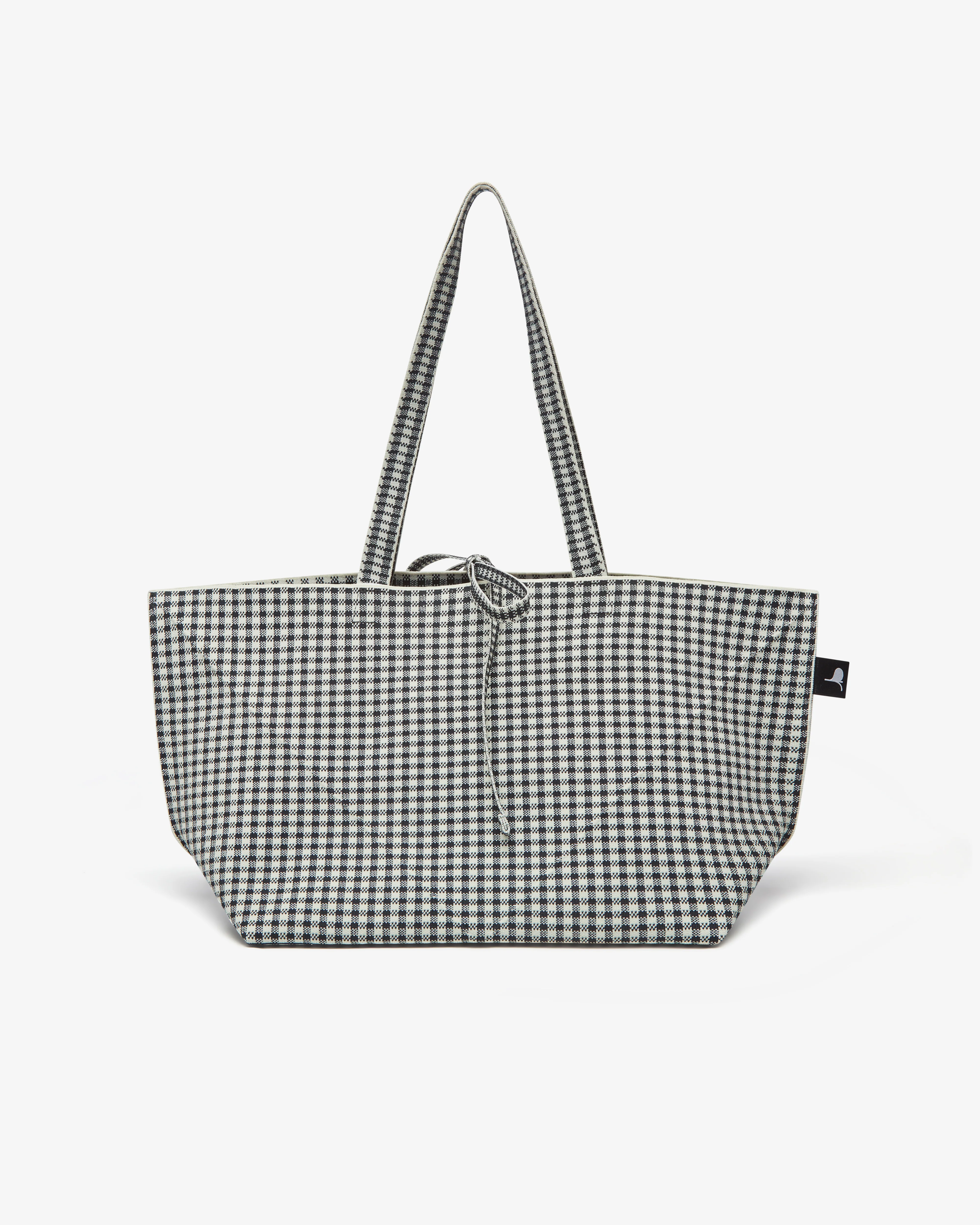 softromaine - Women's Origami Knit Big Tote - (Black/White)