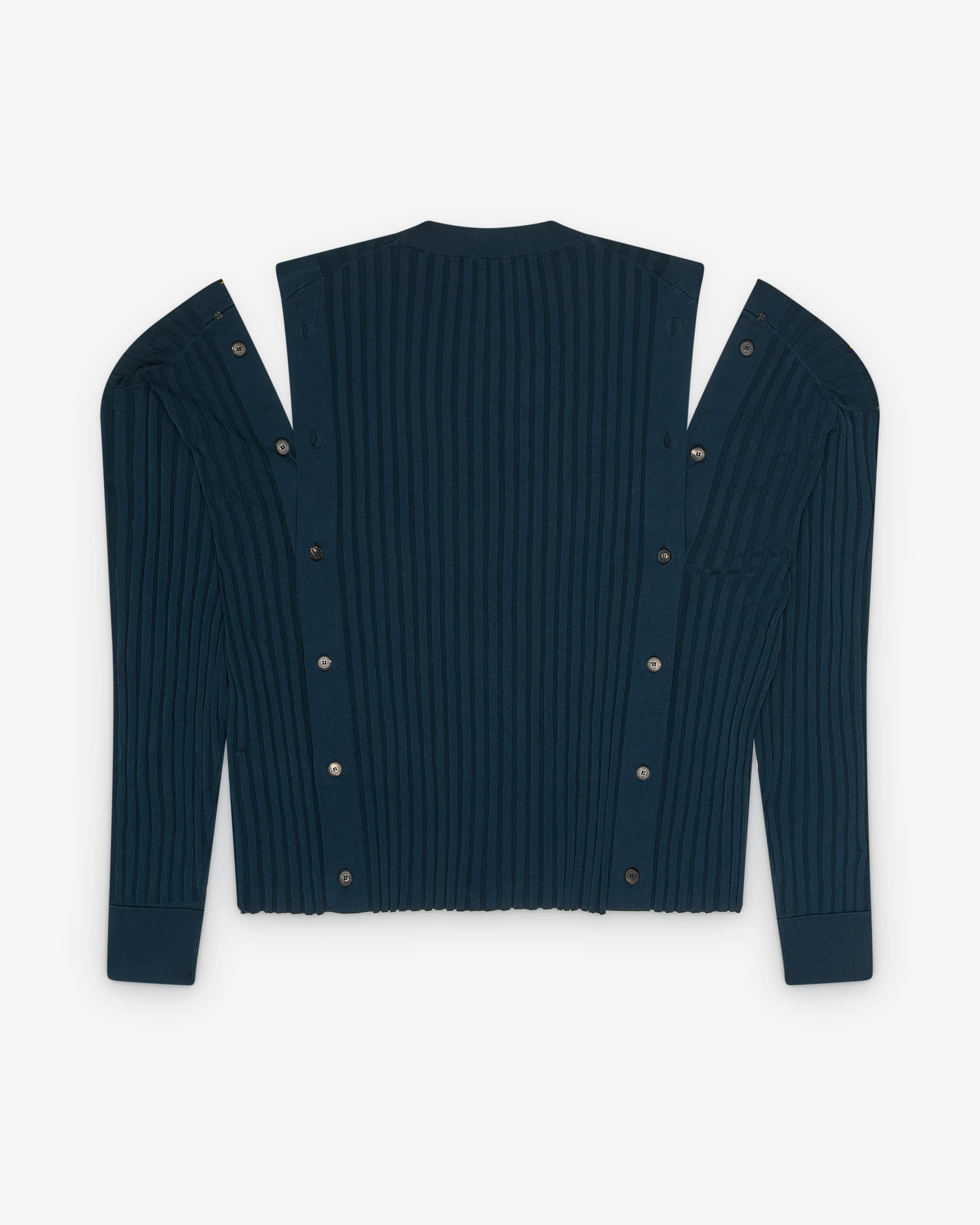 Setchu - Men's Button Jumper - (Navy)