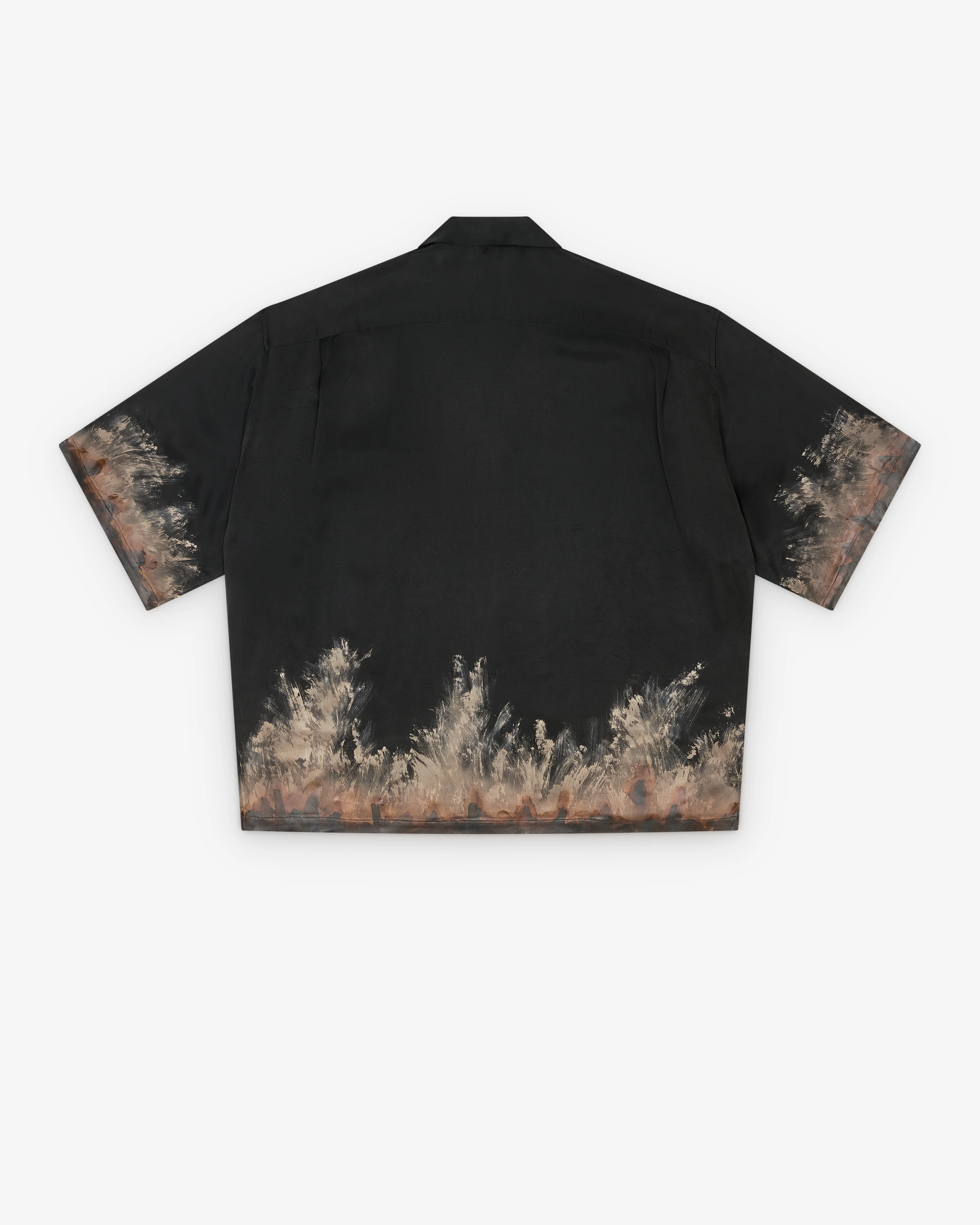 Doublet - Men's Mud-Hand-Painted Shirt - (Black)