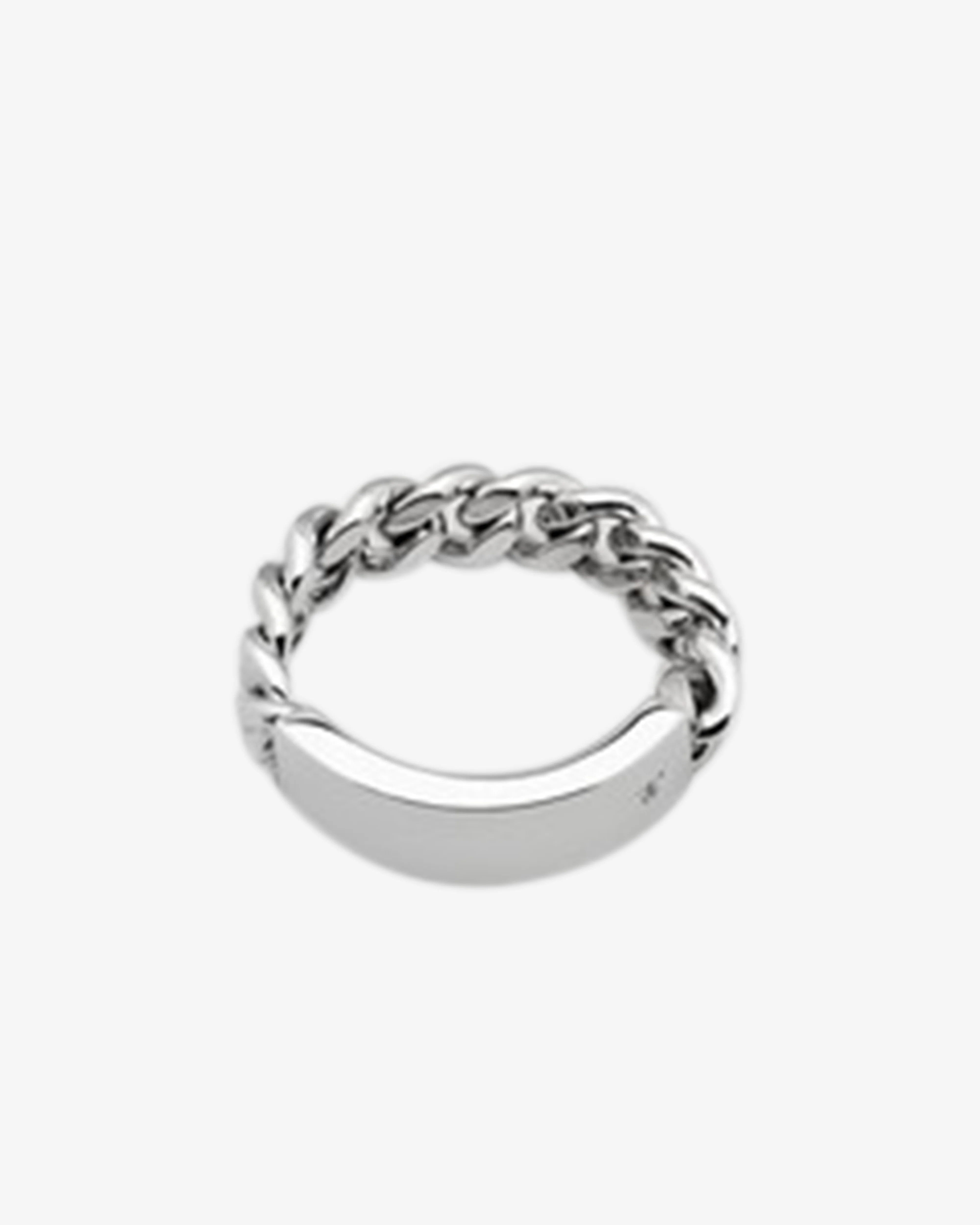 Tom Wood - ID Band Ring - (Silver)