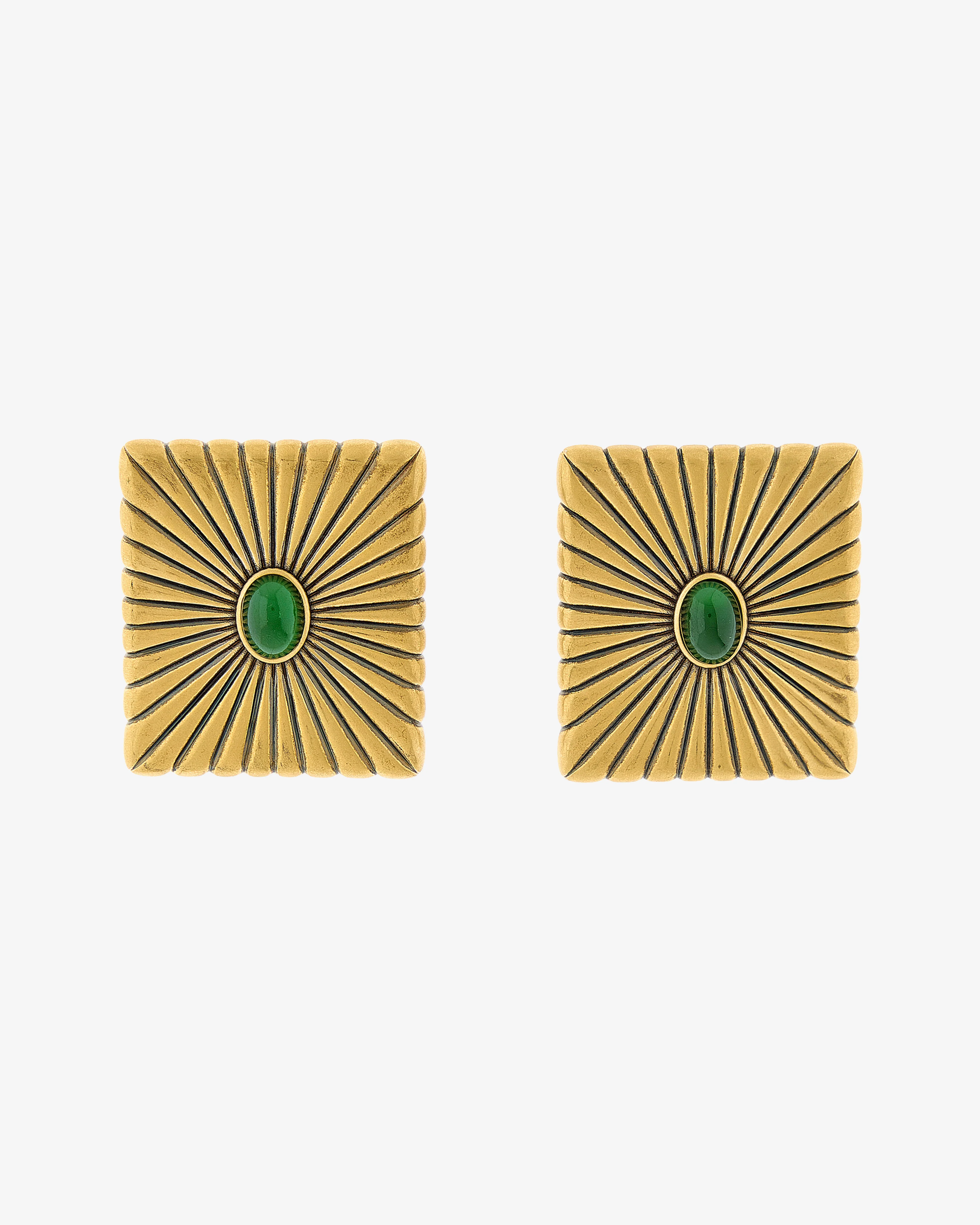 Versace - Women's Circe Earrings - (Gold/Green)