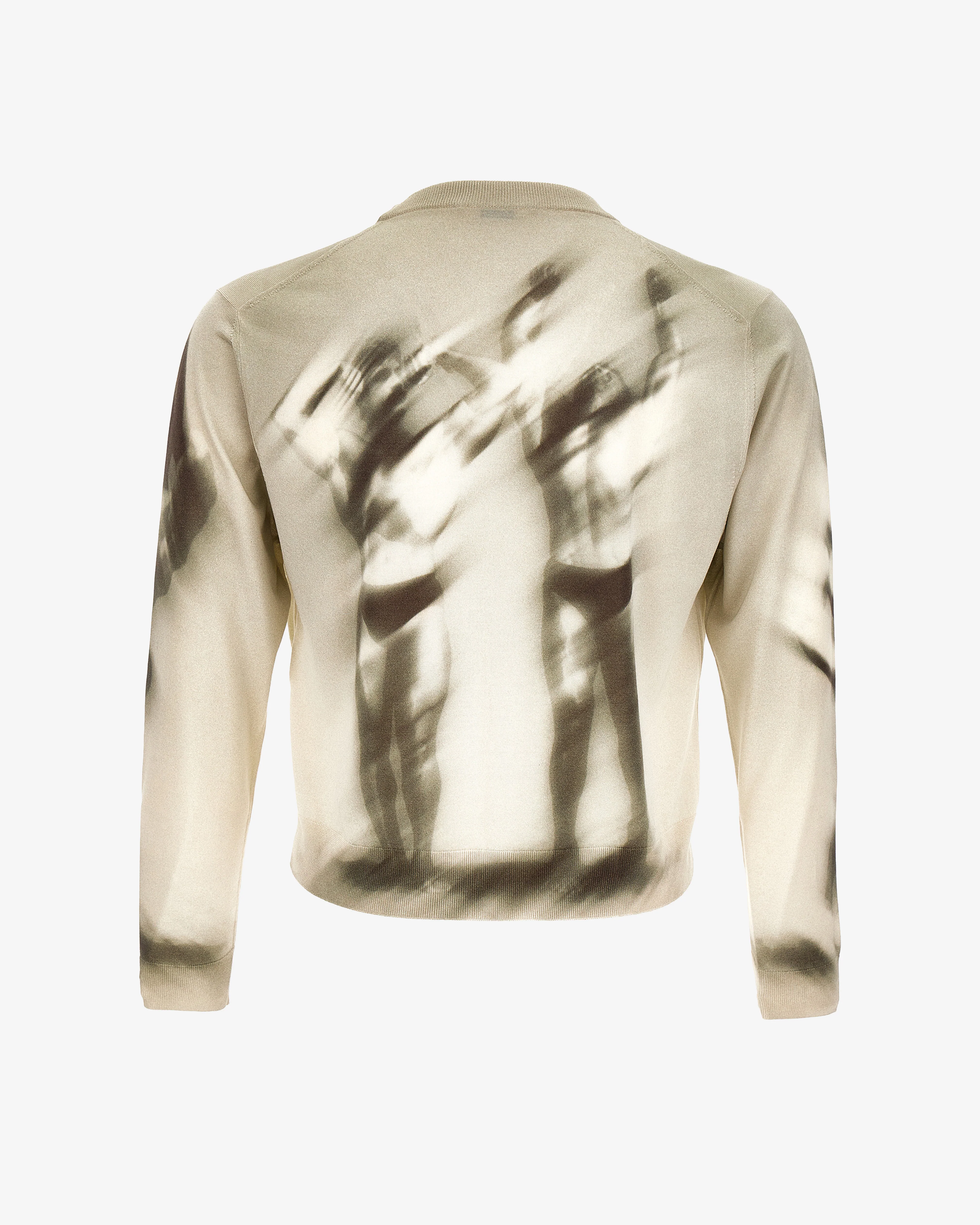 Versace - Men's Printed Silk Knit Cardigan - (Grey)