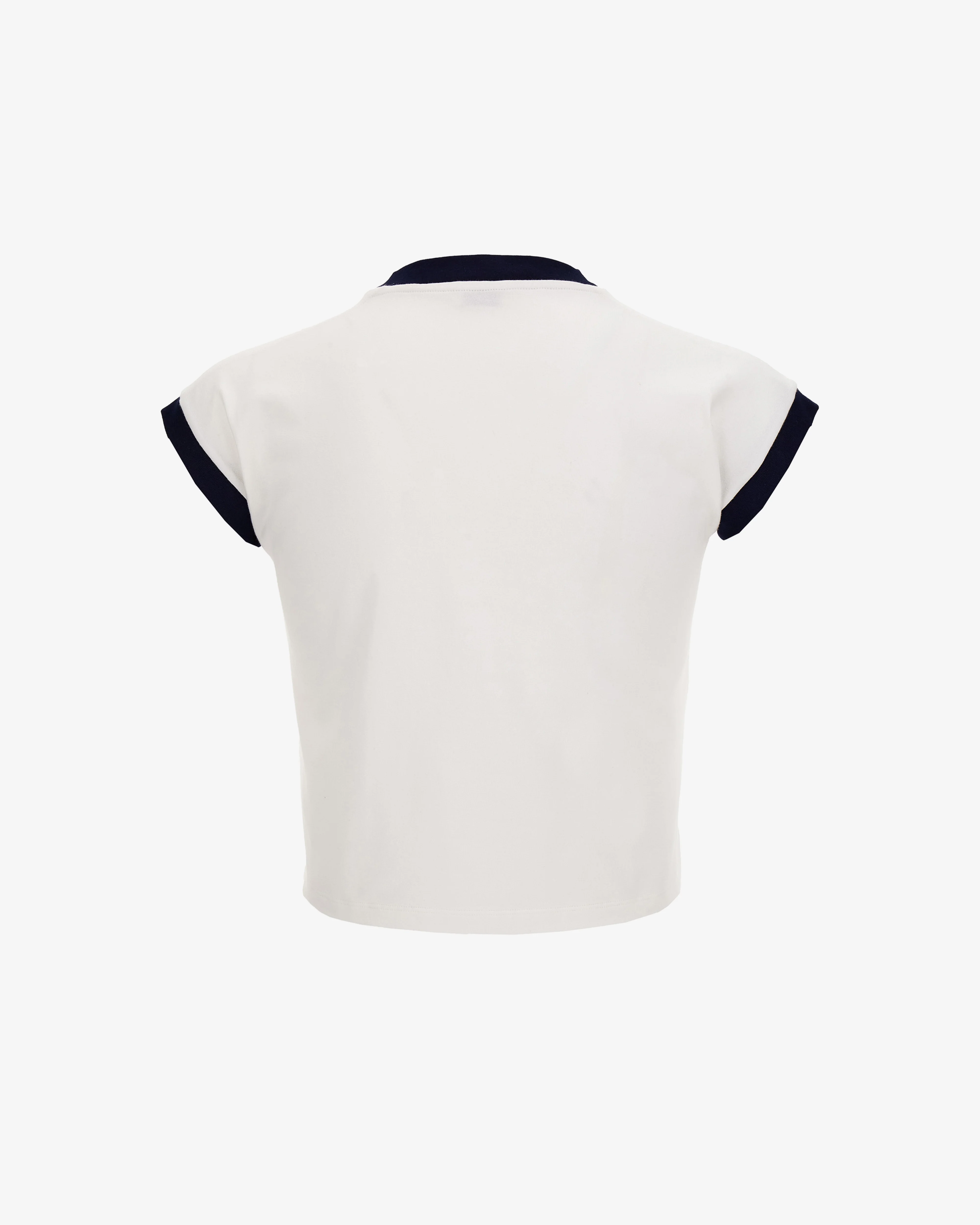 Versace - Men's Stretch Cotton-Jersey Slim T-Shirt - (White/Ink)