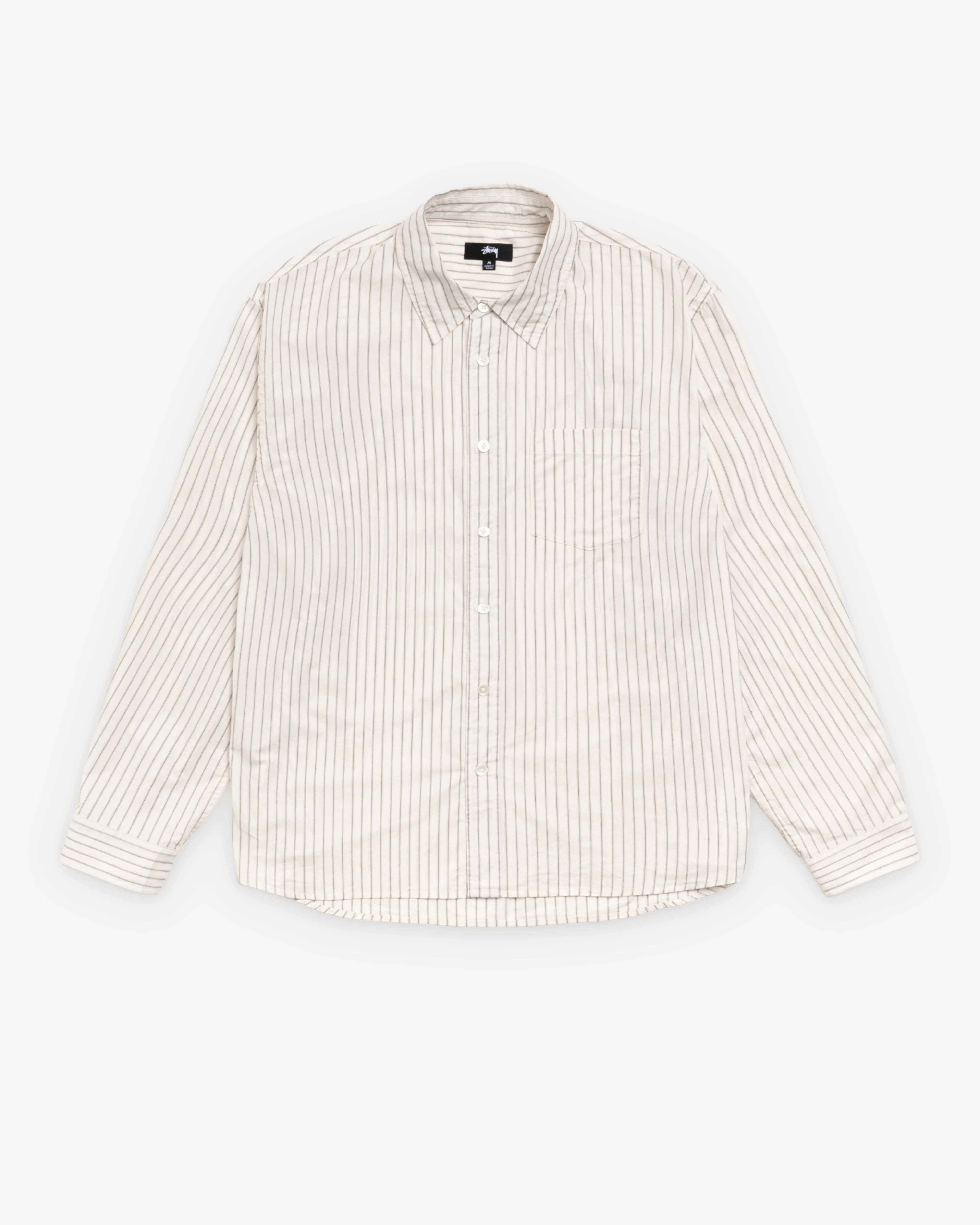 Stüssy - Men's Standard Long Sleeve Shirt - (Stripe)