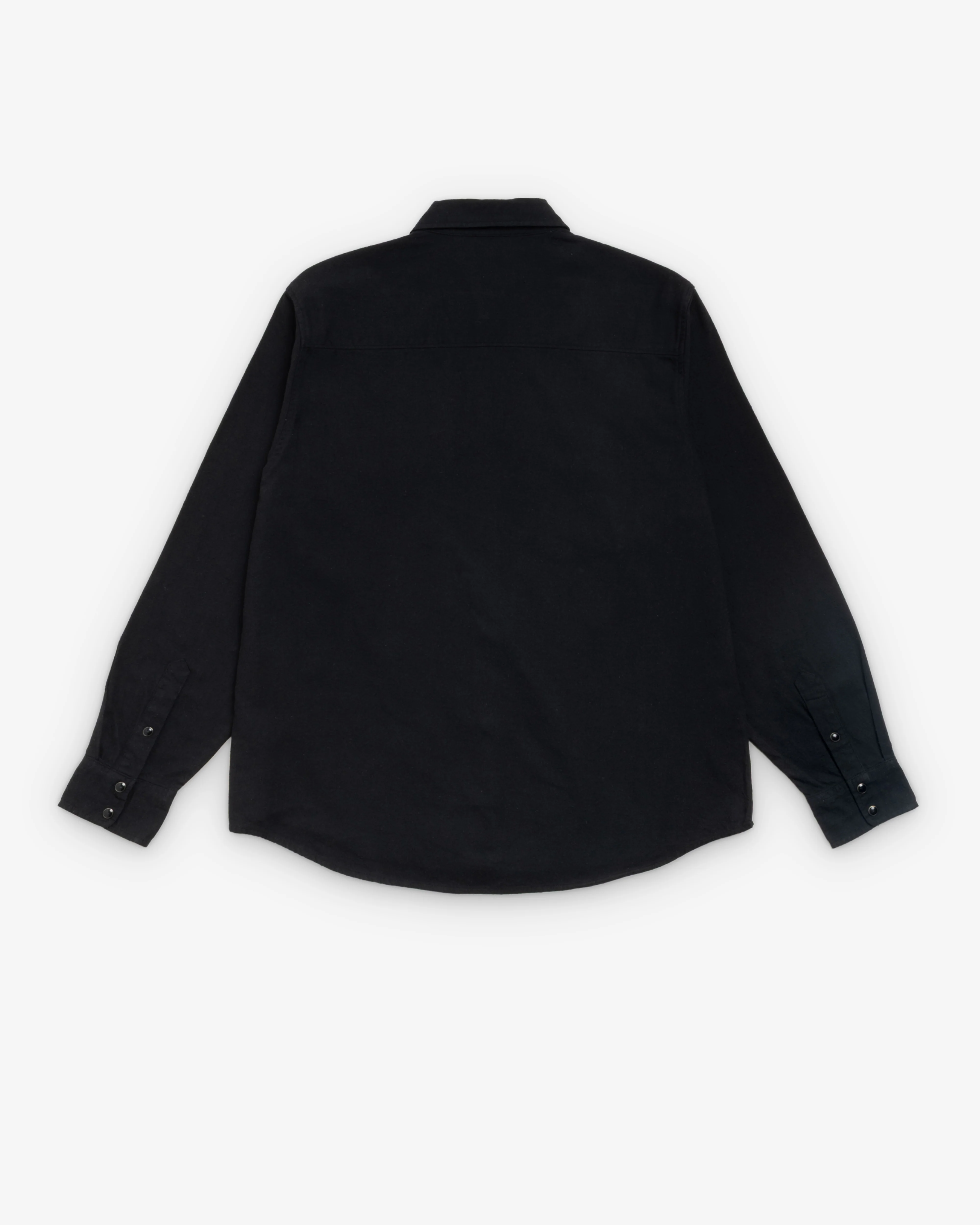 Stüssy - Men's Cotton Silk Western Shirt - (Black)