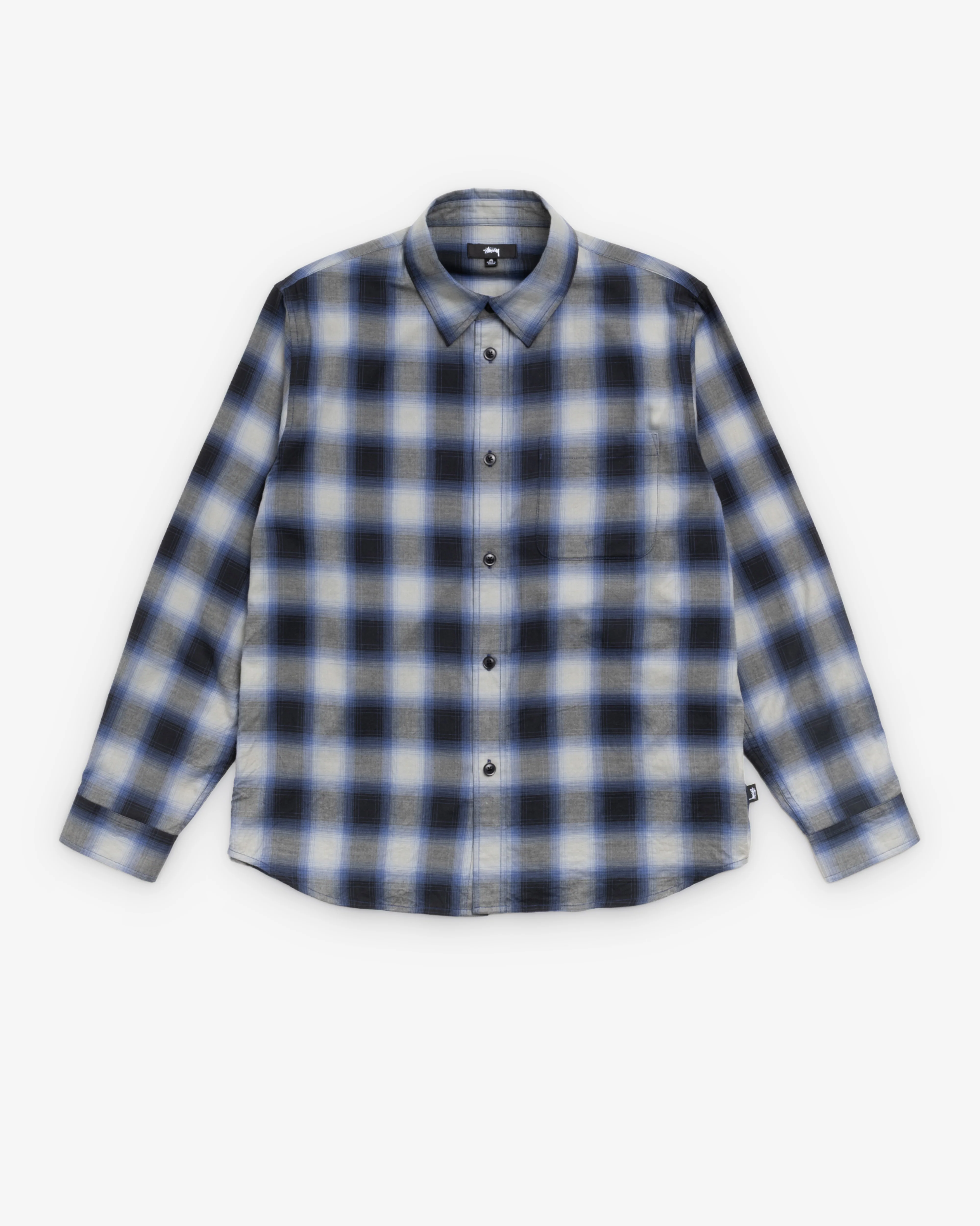 Stüssy - Men's Beach Ombre Plaid Shirt - (Black)