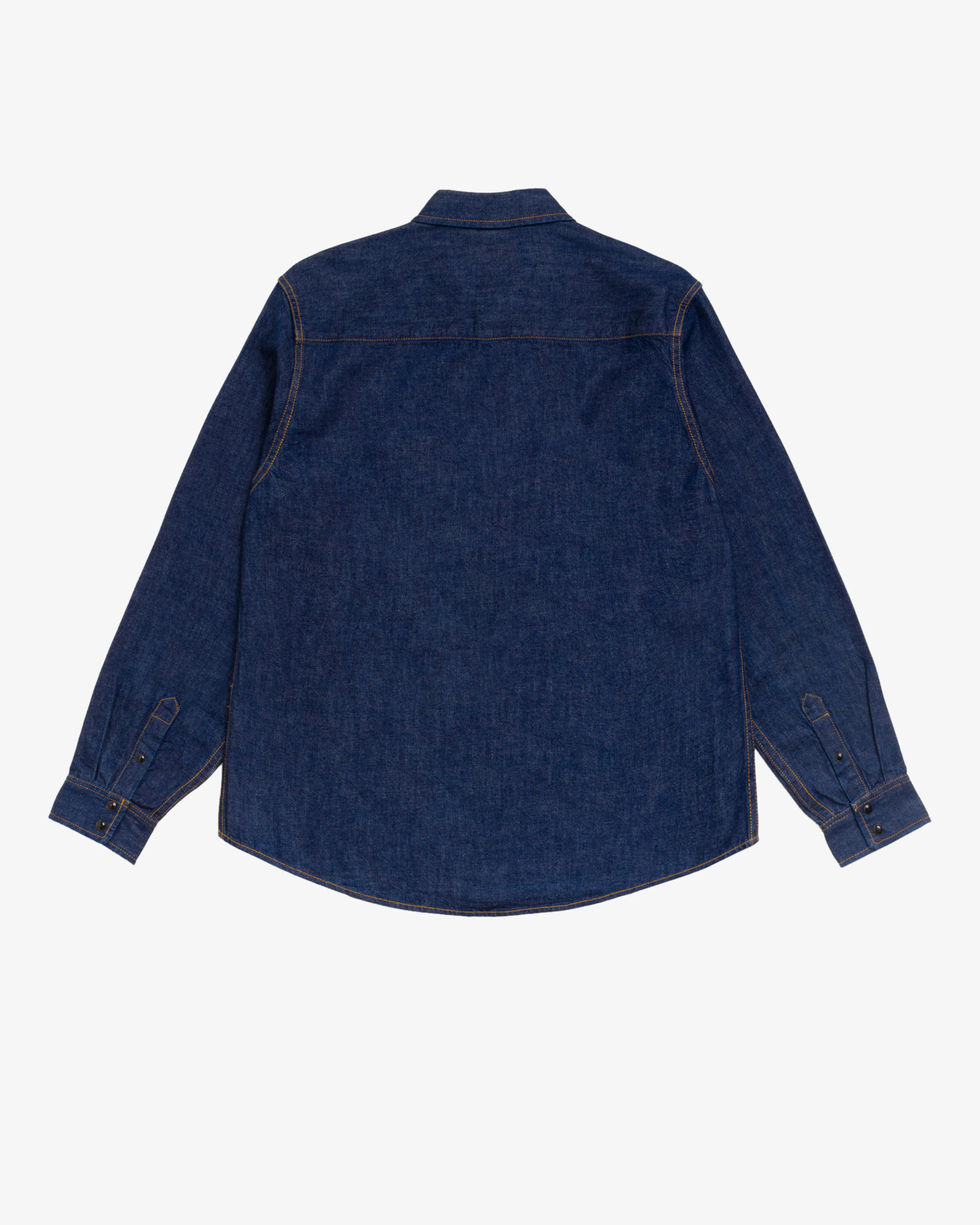 Stüssy - Men's Denim Western Shirt - (Dark Wash)
