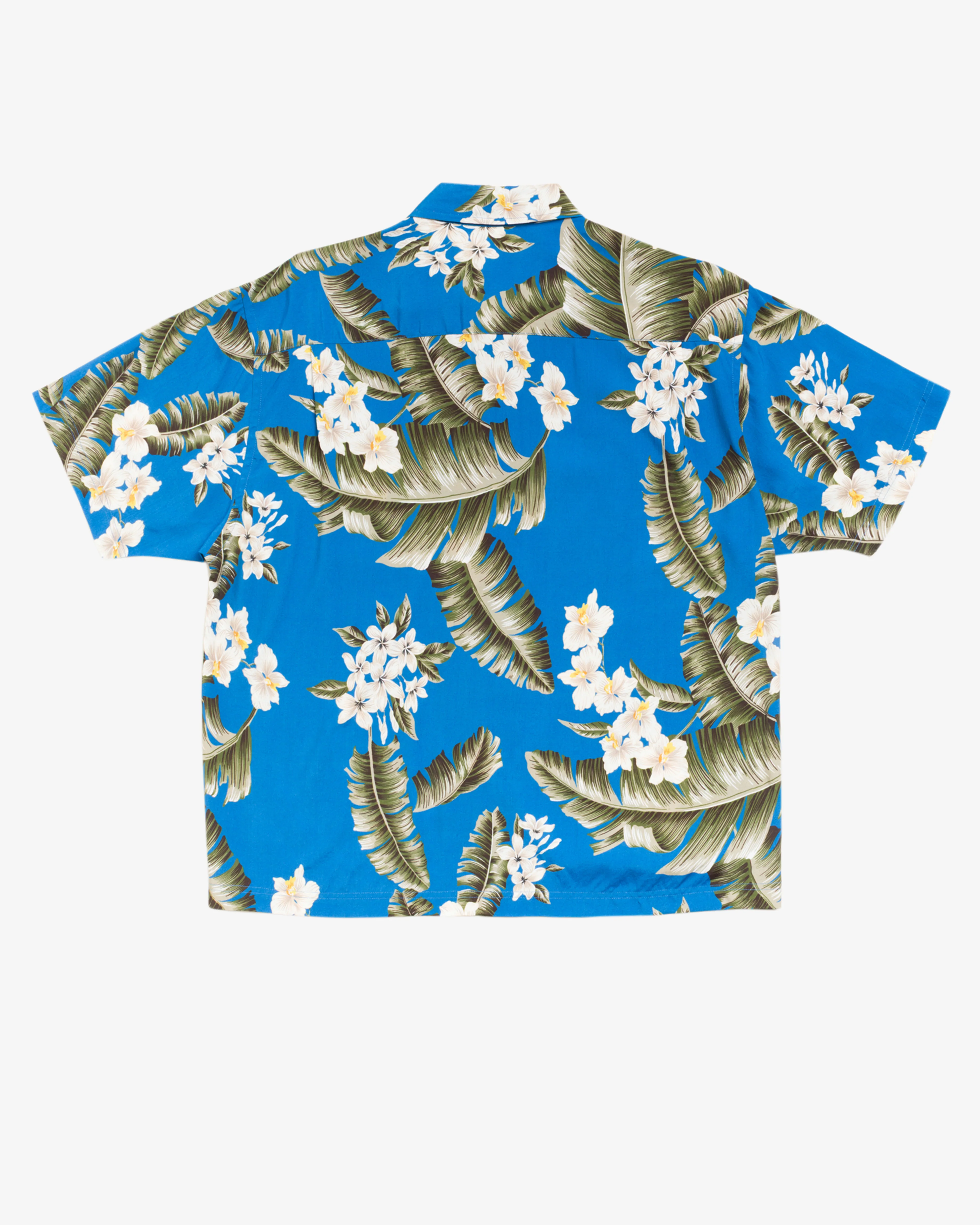 Stüssy - Men's Hawaiian Floral SS Shirt - (Blue)
