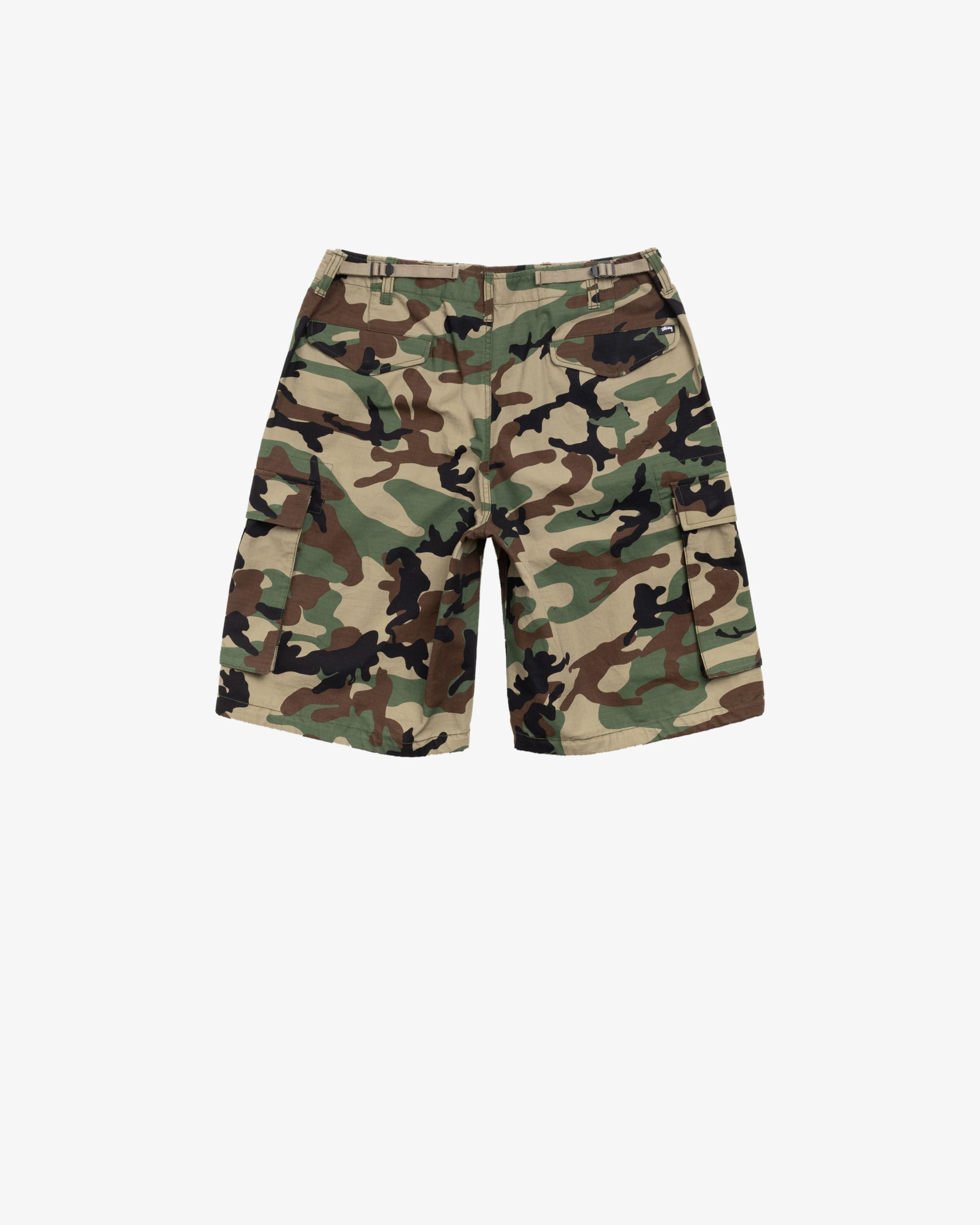 Stüssy - Men's Cargo Short Ripstop - (Wood Camo)