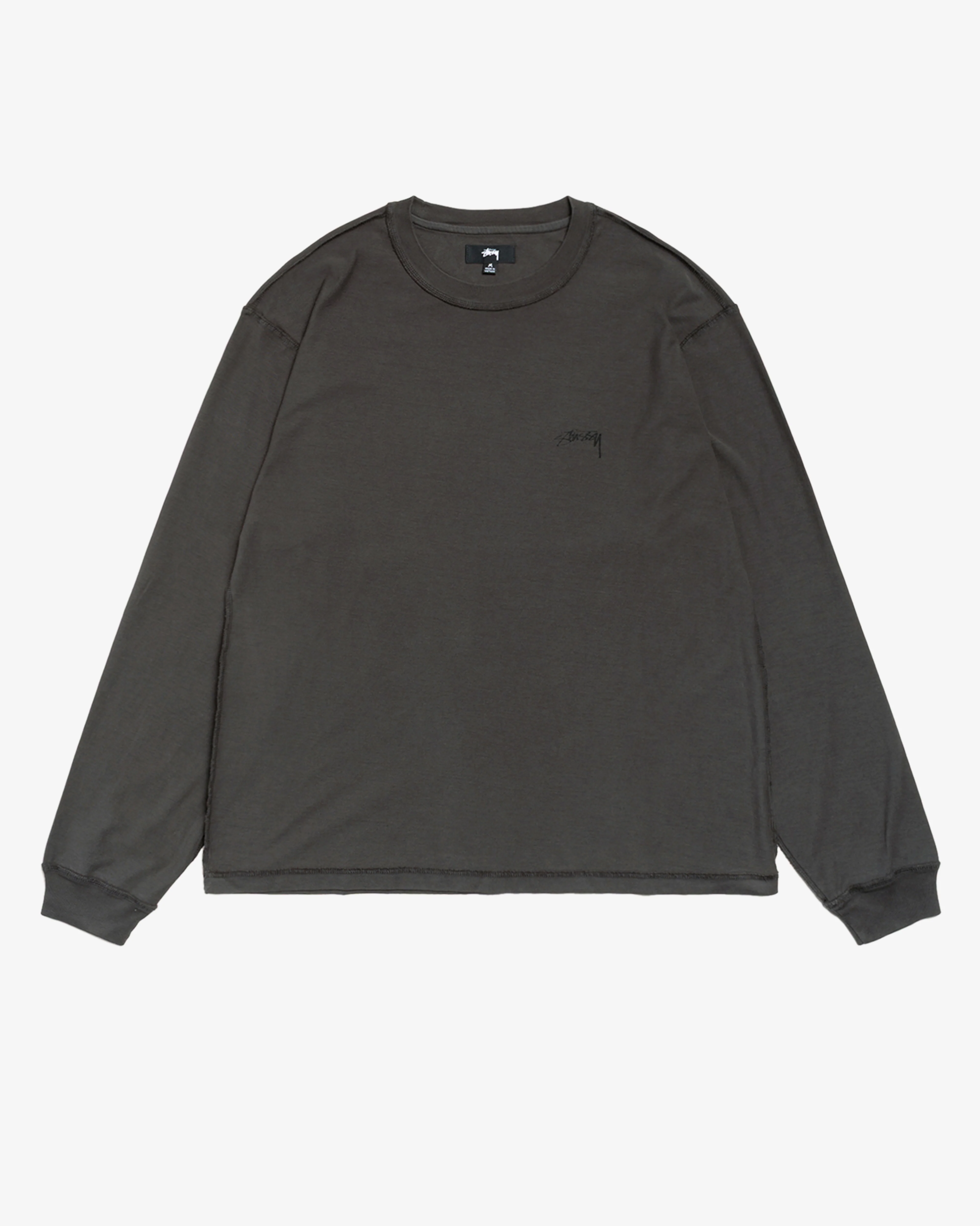 Stüssy - Men's Lazy LS Tee - (Vintage Black)