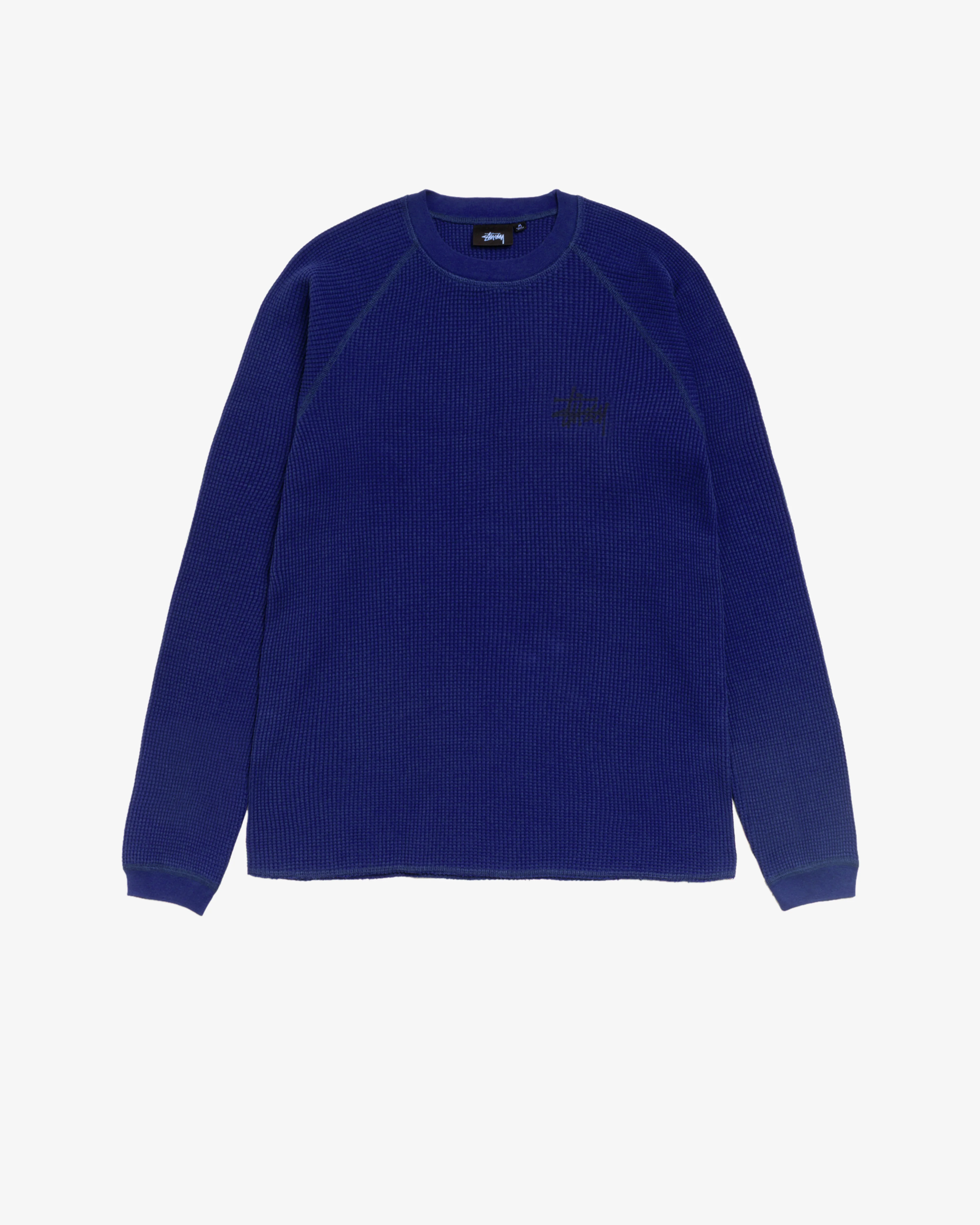 Stüssy - Men's Raglan Thermal Basic Stock - (Indigo)