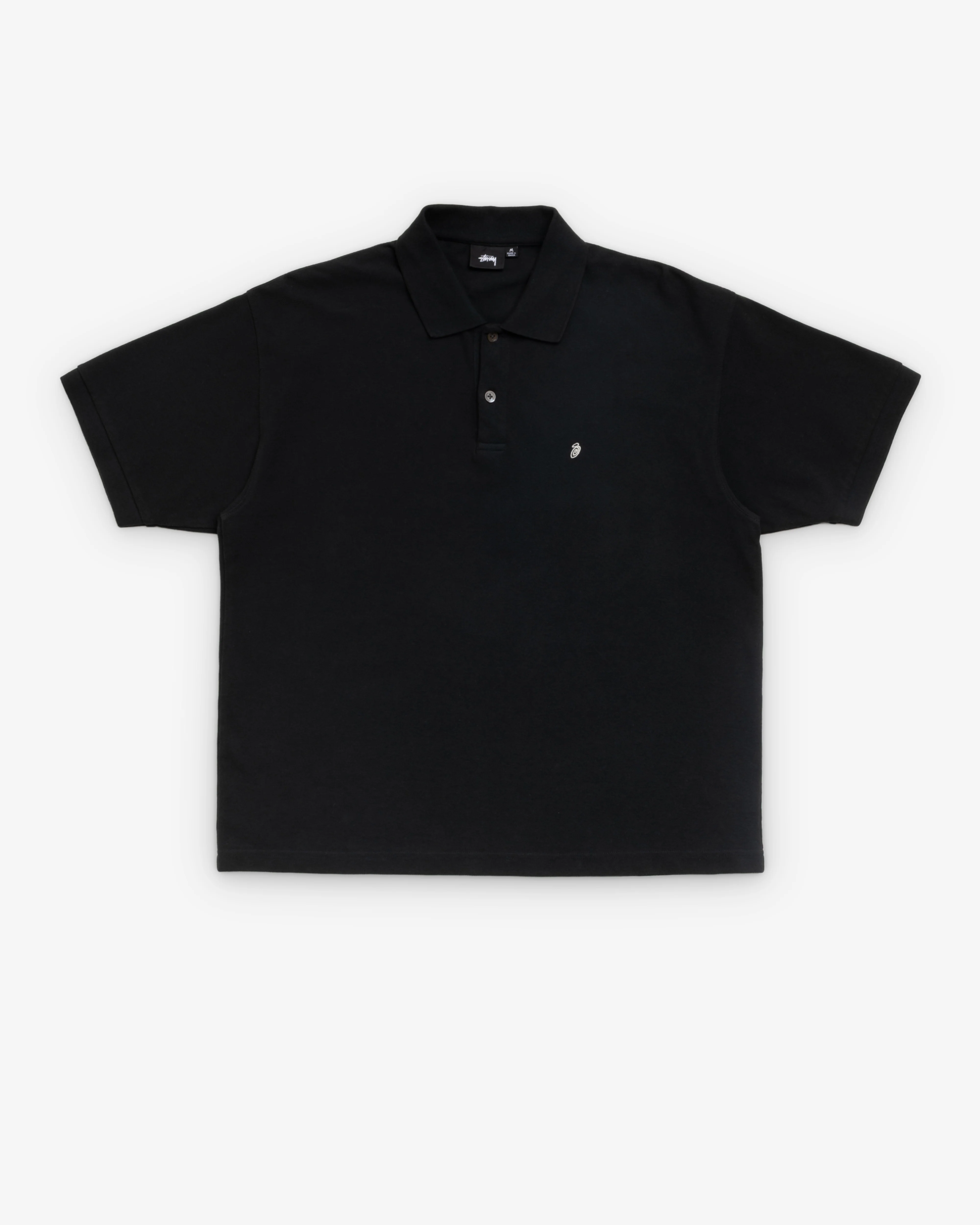 Stüssy - Men's Classic Pique Polo - (Black)