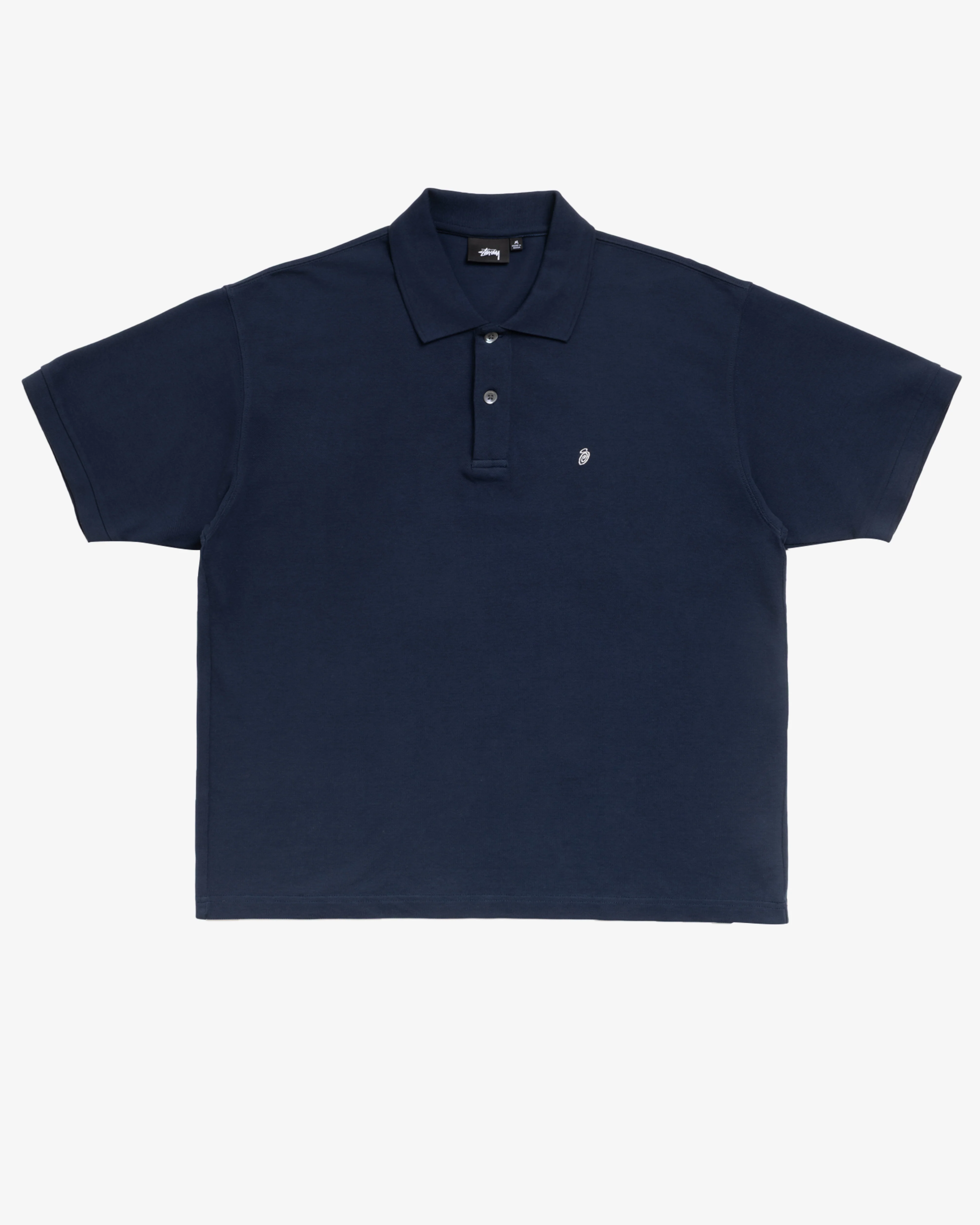 Stüssy - Men's Classic Pique Polo - (Navy)
